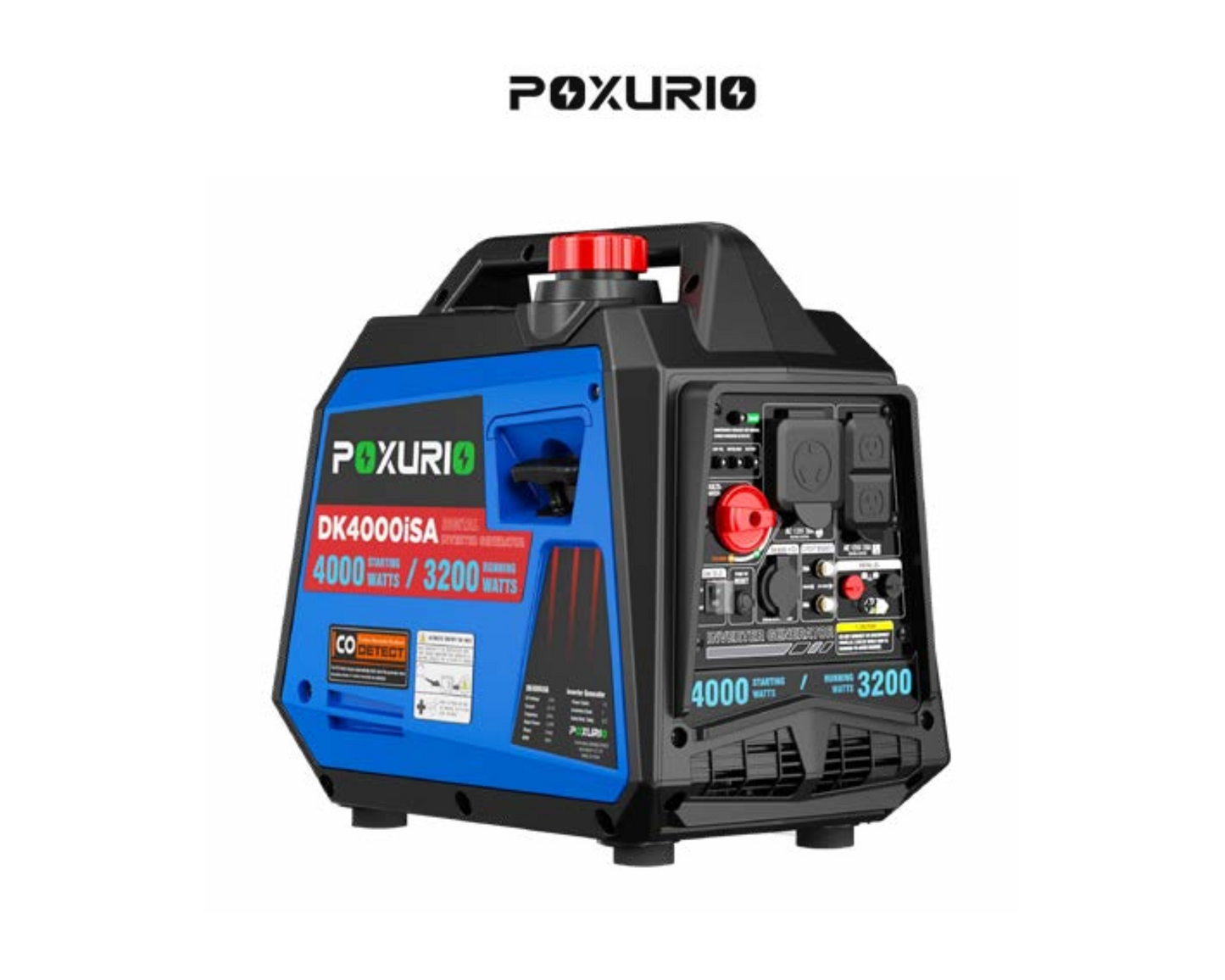 Poxurio Generador Inverter | Super silencioso | 4000 W 
| A Gasolina
modelo POX-DK4000ISA