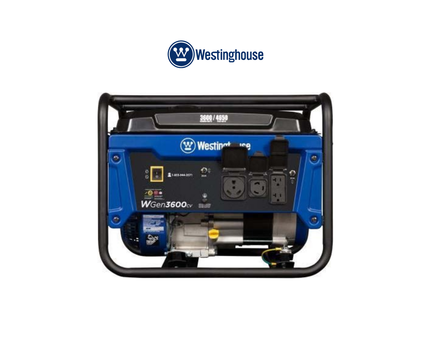 WESTINGHOUSE Generador eléctrico 4650W a 
Gasolina y Sensor de CO
modelo WES-WGEN3600CV