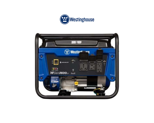 WESTINGHOUSE Generador eléctrico 4650W a 
Gasolina y Sensor de CO
modelo WES-WGEN3600CV