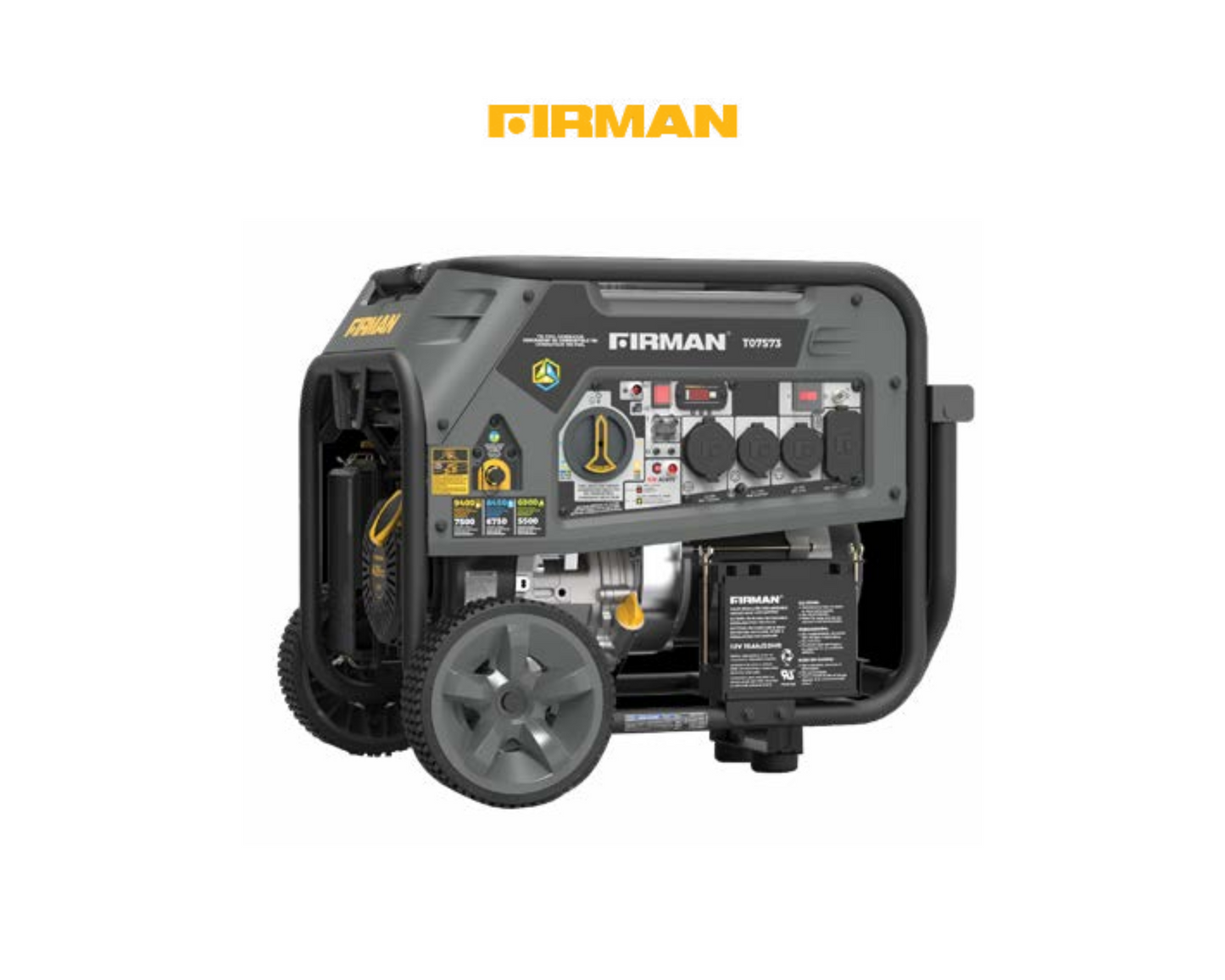 Firman T07573 generador | Motor tricombustible de 
439 cc
modelo FIR-T07573