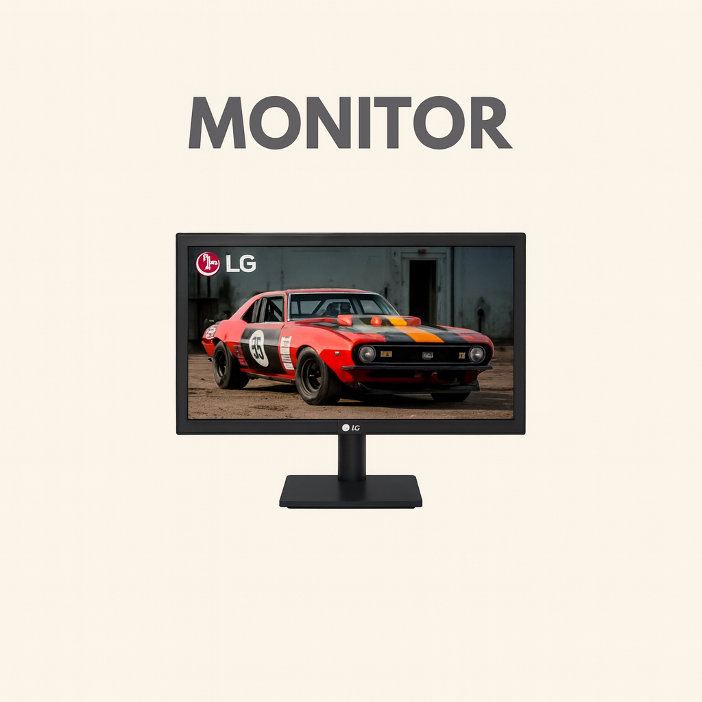 MONITOR LG 19.5Pulg. 20U401A-B LED HD-Plus 1600X900 D-SUB HDMI 75Hz Black