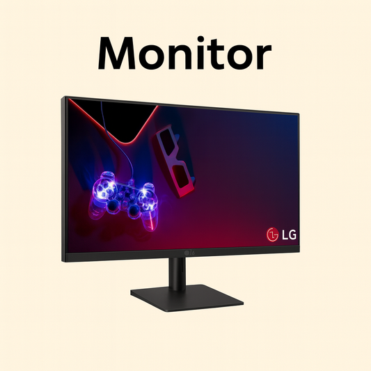 MONITOR LG 23.8INCH IPS 2HDMI 1920X1080 BlackStabilizer Black