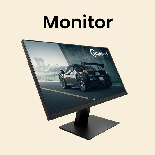 MONITOR QUASAD 21.5Inch QM-F20 FHD 100Hz. LED FHD VGA HDMI NEGRO
