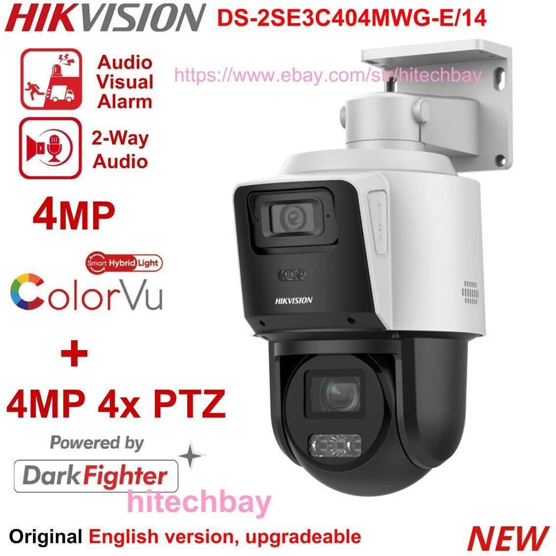Hikvision PTZ IP Cámara 8MP