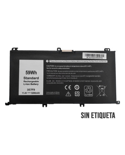 BATERIA PARA DELL 357F9 11.4V 3166mAh 59Wh