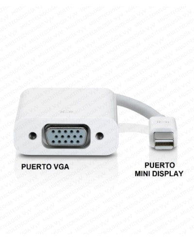 CABLE CONVERTIDOR MINI DISPLAY A VGA L-20CM DELTA
