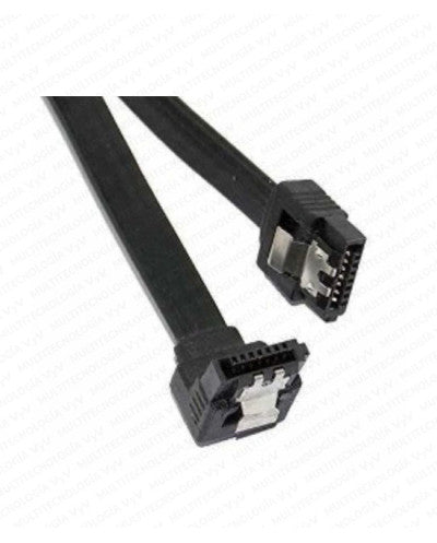 CABLE DE DATOS SATA 3 NEGRO L-60CM EN L