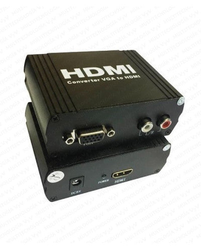 CAJA CONVERTIDOR VGA A HDMI DELTA