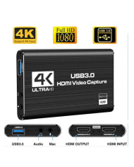 CAPTURADORA DE VIDEO HDMI A USB 3.0 4K
