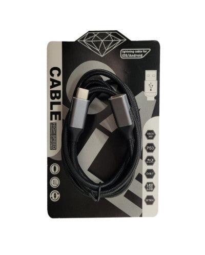 EXTENSION USB TIPO C HEMBRA MACHO L- 1m