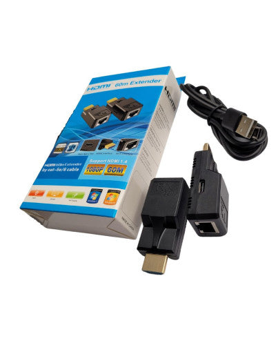 EXTENSOR DE SE¥AL HDMI DE 60 M TIPO FLASH MACHO MACHO