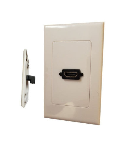 FACE PLATE HDMI 1 TOMA CONECTOR 90 GRADOS