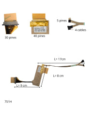 FLEX DE VIDEO ACER 751H ZA3 AO751H DD0ZA3LC100