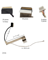 FLEX DE VIDEO ACER D725 D525 4732 4332 MS2268 50.4BW03.001