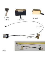 FLEX DE VIDEO ASUS X407UA X407MA X407UB 14005-02590100