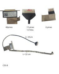 FLEX DE VIDEO TOSHIBA C55-B C55D C55T C55D-B C50D DC02001YG00