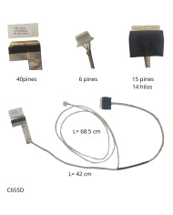 FLEX DE VIDEO TOSHIBA C655D SERIES 6017B0265501