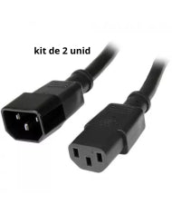 KIT CABLE DE PODER DE CPU HEMBRA MACHO L-1.8 m (2U)