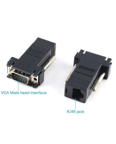 KIT EXTENSOR DE SE¥AL VGA MACHO A RJ45 (PAR)