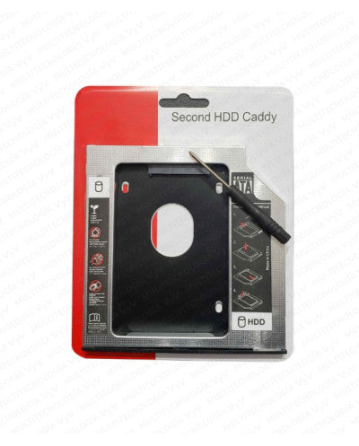 LECTOR PARA SEGUNDO DISCO DURO SATA HDD SSD CADDY DELTA