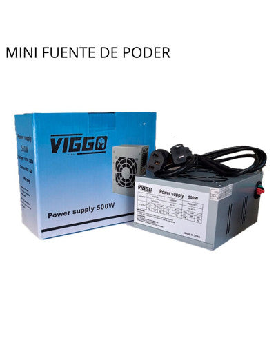 MINI FUENTE DE PODER PARA PC 500W VIGGO
