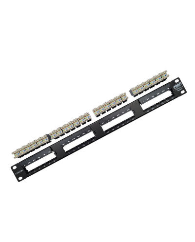 PATCH PANEL CAT6 24 PUERTOS