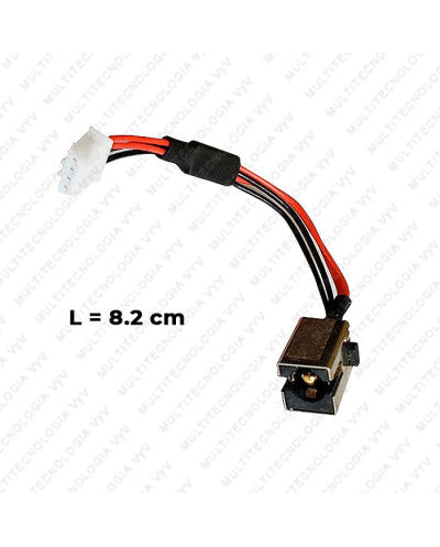 PIN DE CARGA PARA TOSHIBA SATELLITE U900 P/N DC30100LR00 L- 9.5cm PLUG 5.5x2.5