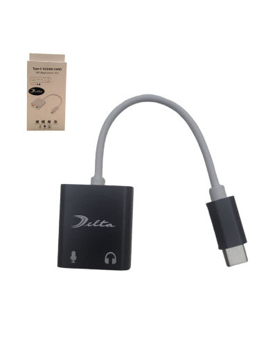 TARJETA EXTERNA USB DE SONIDO TIPO C 2 ENTRADAS 7.1 CANALES