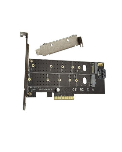 TARJETA PCI EXPRESS M.2 (NVME + SATA) 4X