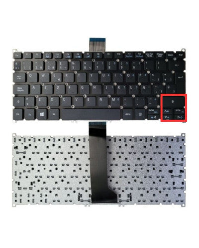 TECLADO PARA ACER 14 V5-122 COMPATIBLE CON 725 NO FRAME BIG ENTER