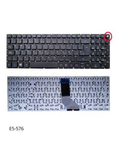 TECLADO PARA ACER 15 E5-576 BIG ENTER SIN FRAME